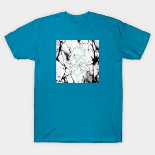 Marble Mint Squares T-Shirt